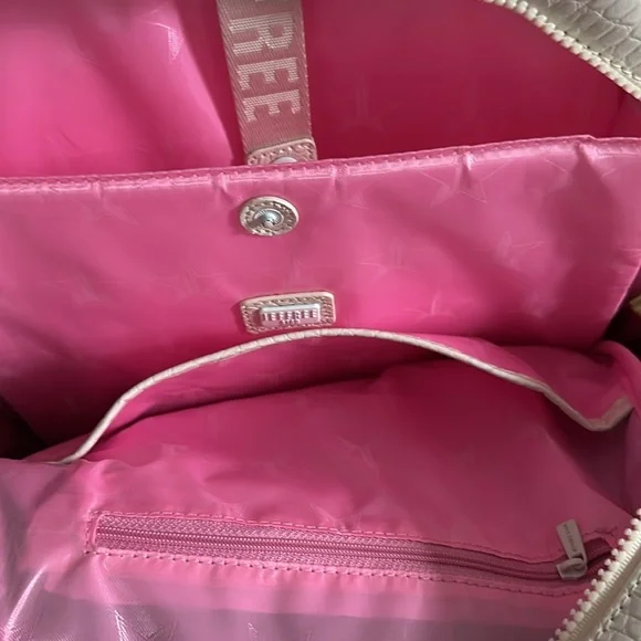 Jeffree Star Faux Crocodile vanilla backpack - Picture 2 of 3